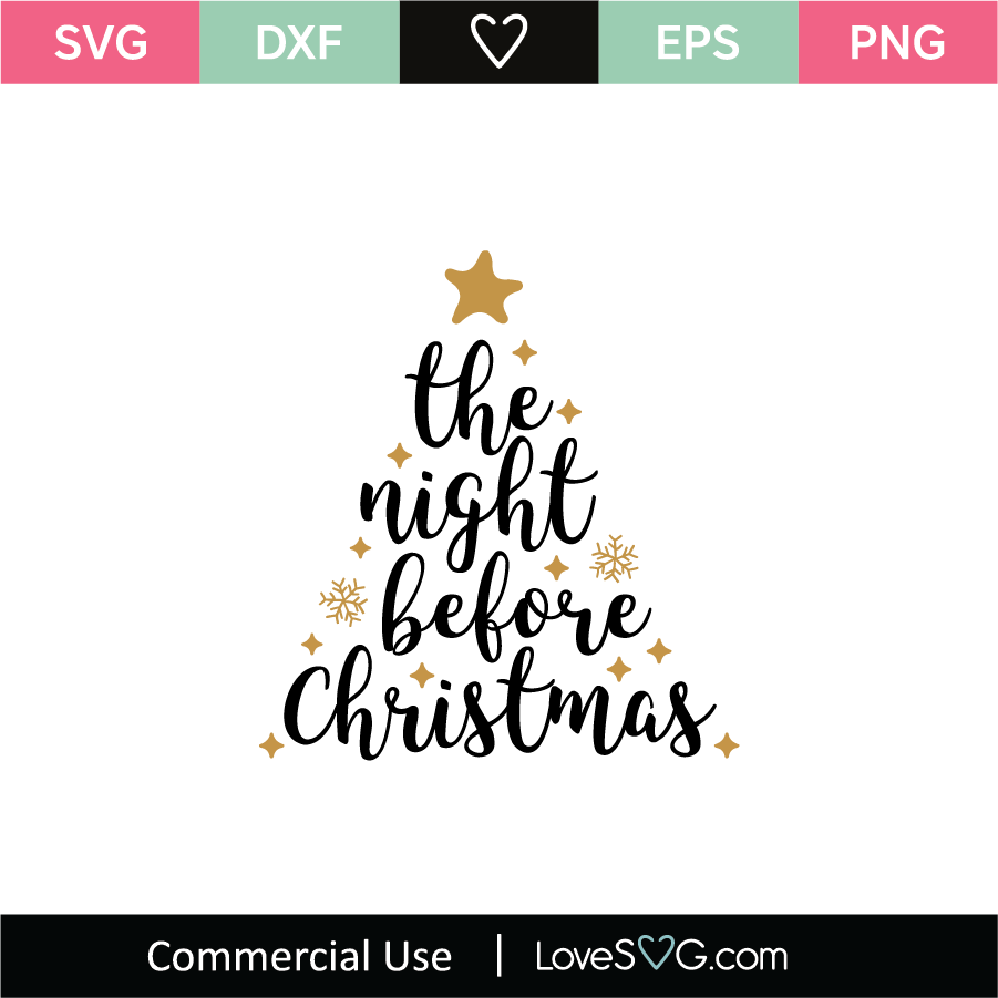 The Night Before Christmas SVG Cut File - Lovesvg.com