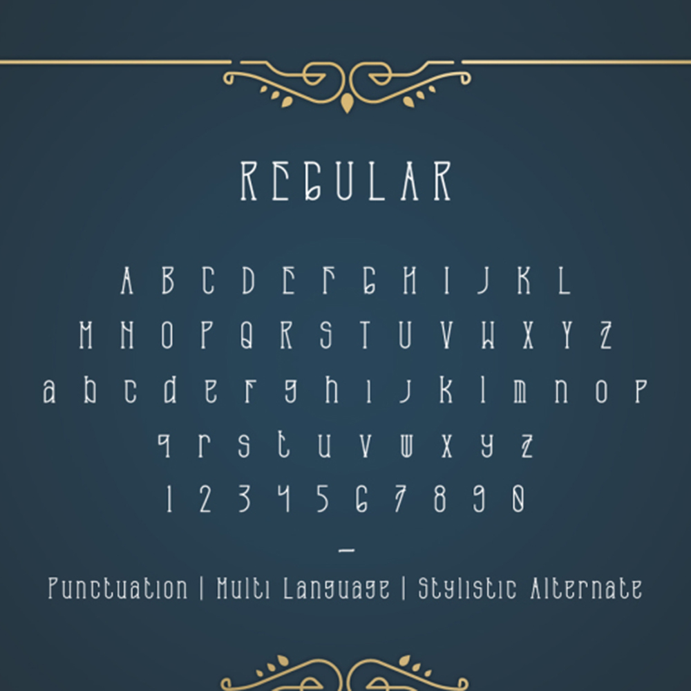 Alphabet Lore Uppercase in 5 Formats: DXF SVG PNG Eps and 