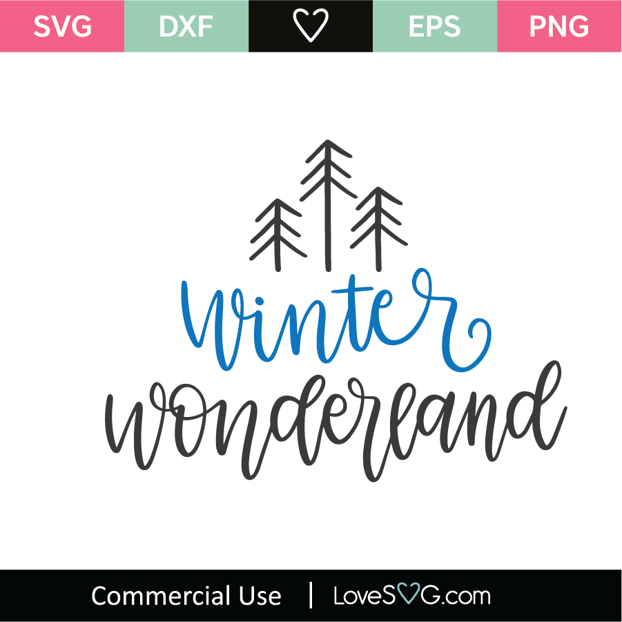 Winter Wonderland SVG Cut File - Lovesvg.com