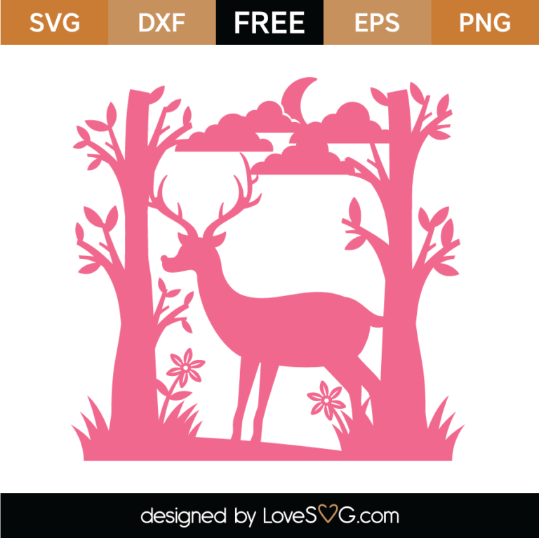 Deer SVG Cut File  Lovesvg.com