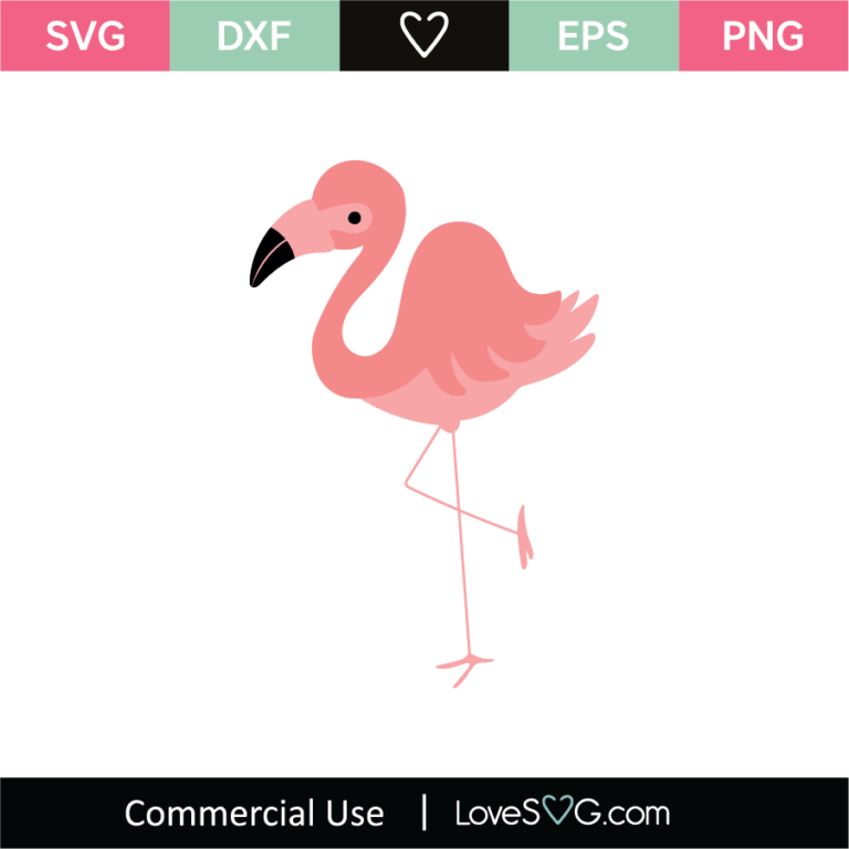 Flamingo SVG Cut File - Lovesvg.com