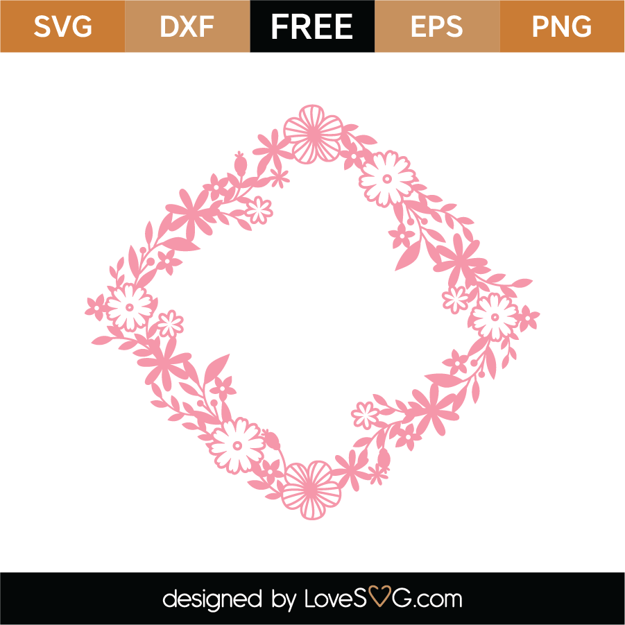 Free Free 314 Flower Monogram Frame Svg Free SVG PNG EPS DXF File