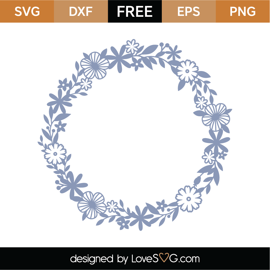 Download Floral Monogram Frame SVG Cut File - Lovesvg.com