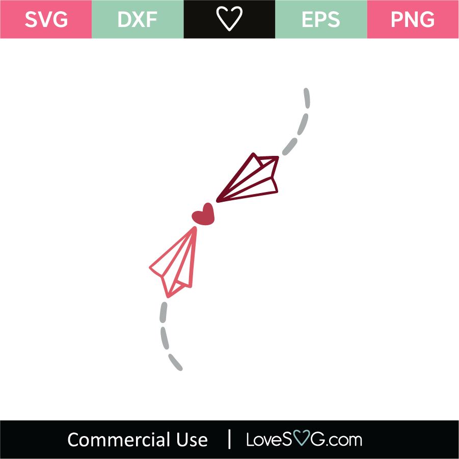 Download Flying Love Letters SVG Cut File - Lovesvg.com