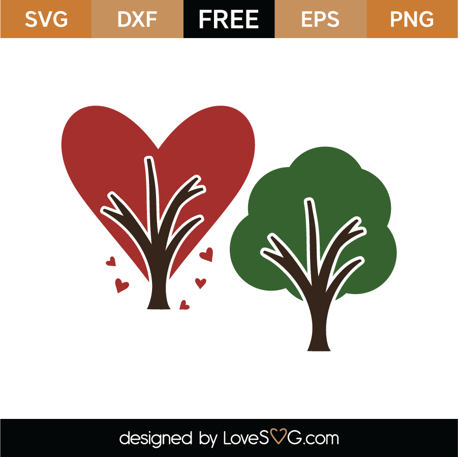 Download Heart Tree Svg Cut File Lovesvg Com