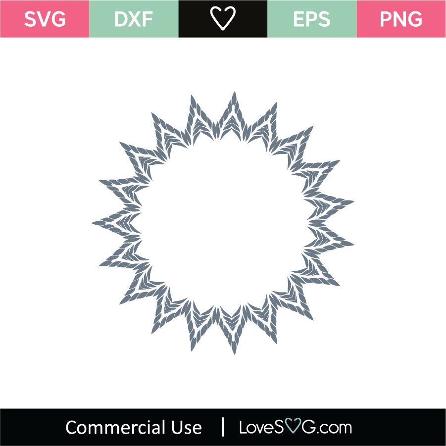 Monogram Frame Svg Cut File Lovesvg Com