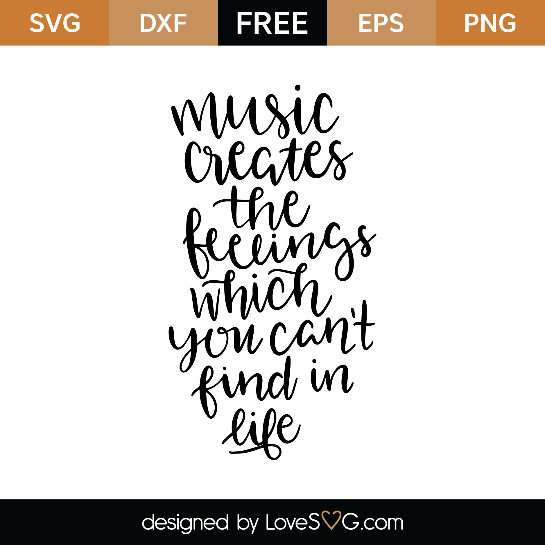 Download Music Creates The Feelings SVG Cut file - Lovesvg.com