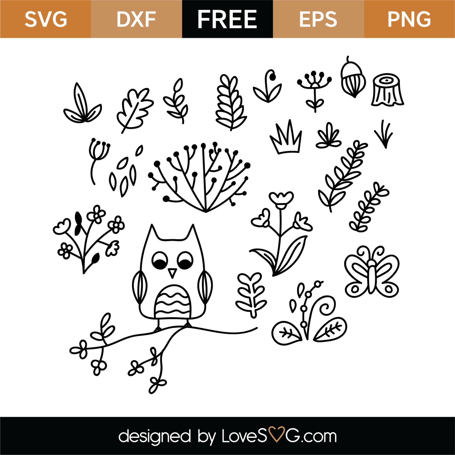 Free Nature SVG Cut Files | Lovesvg.com