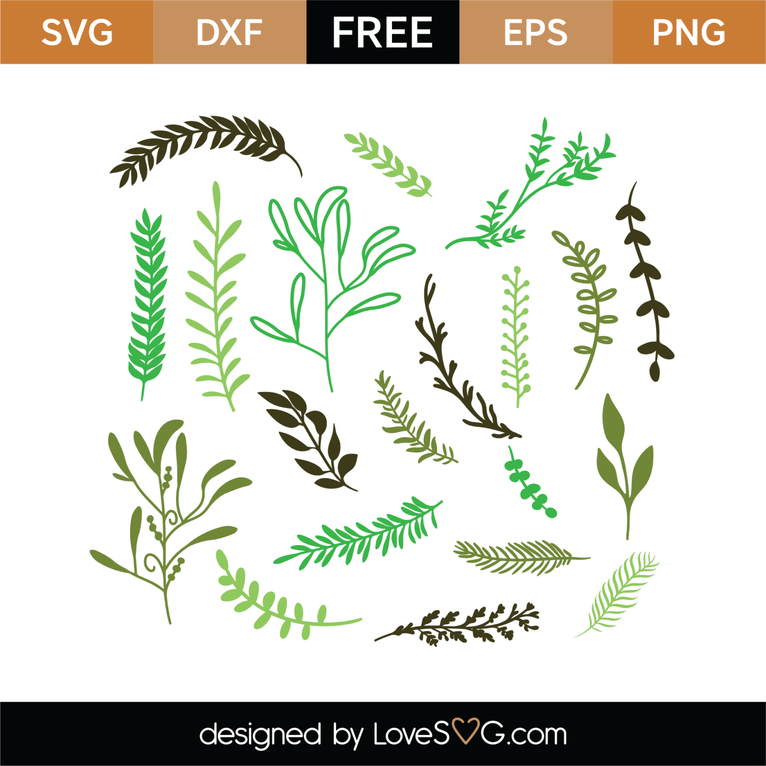 Free Nature SVG Cut Files | Lovesvg.com