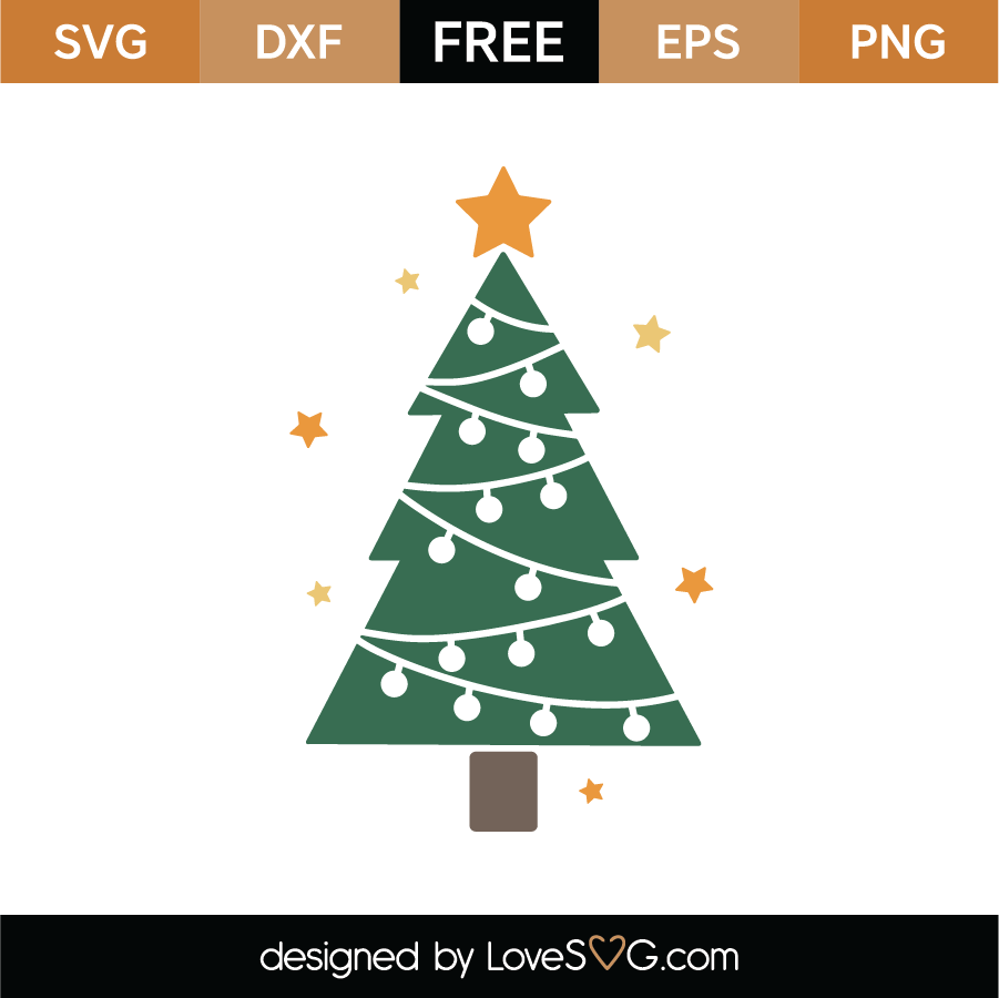 Download Christmas Tree Svg Cut File Lovesvg Com