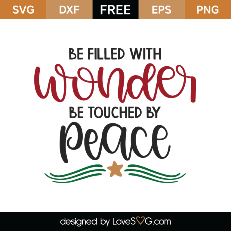 Download Be Filled With Wonder SVG Cut File - Lovesvg.com