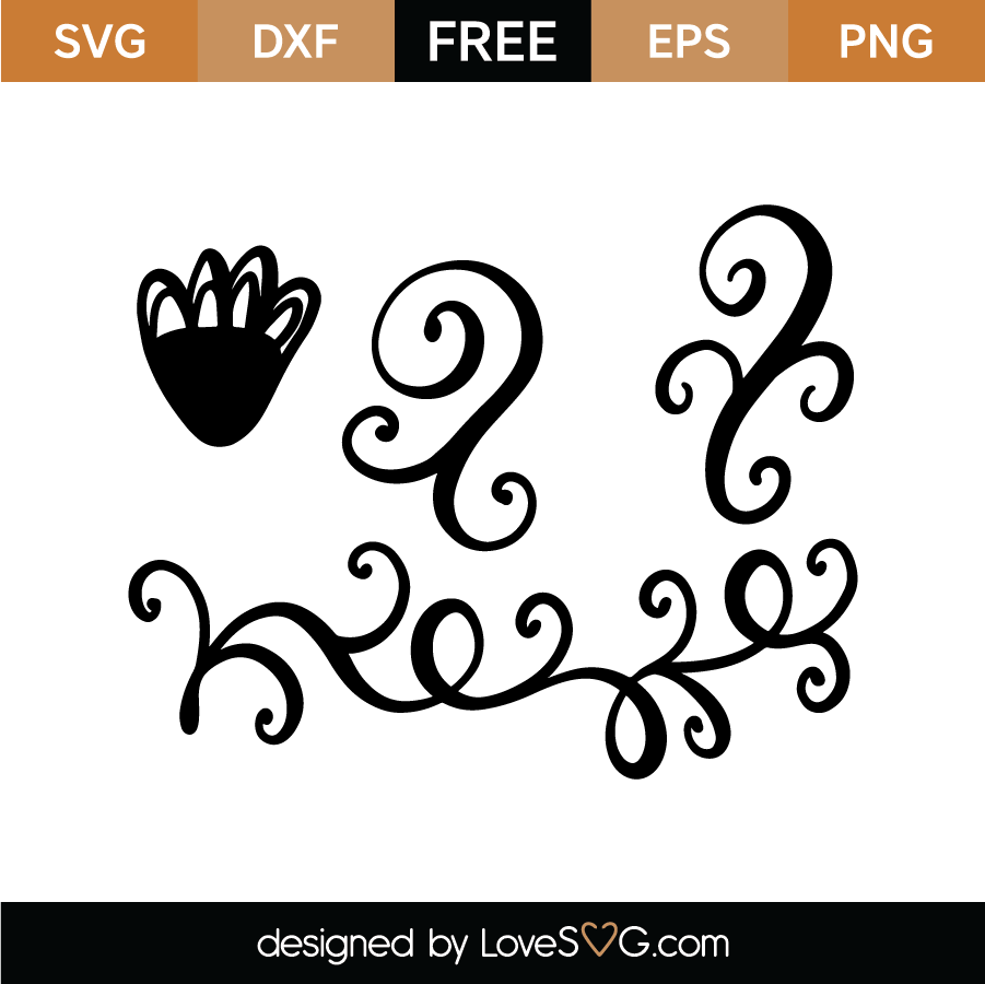 Ornamental elements 4 SVG Cut File - Lovesvg.com