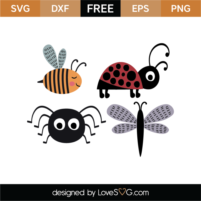 Bugs SVG Cut File