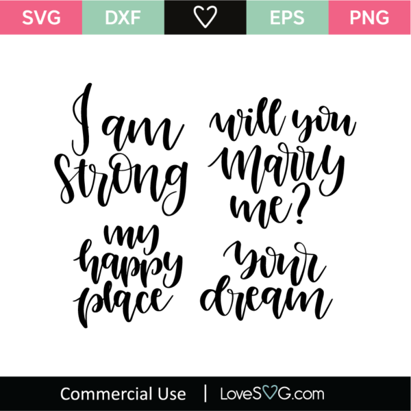 Quotes SVG Cut File - Lovesvg.com