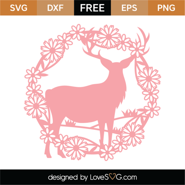 Reindeer SVG Cut File - Lovesvg.com
