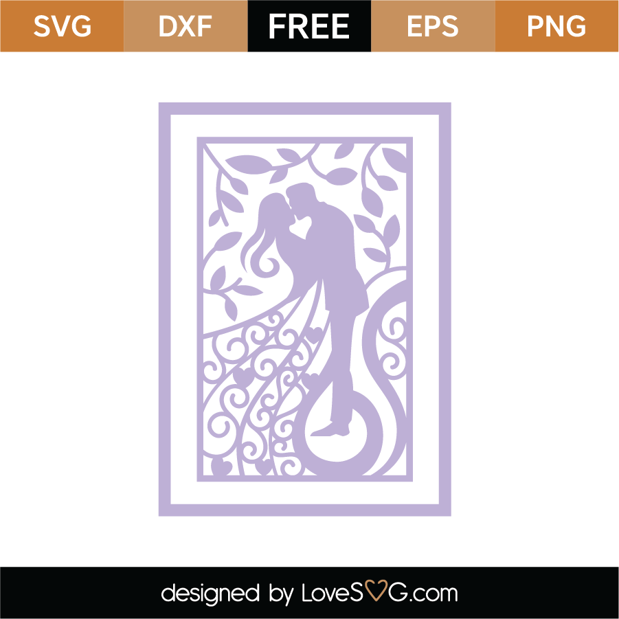 Free Free 135 Svg File Free Svg Wedding Card SVG PNG EPS DXF File