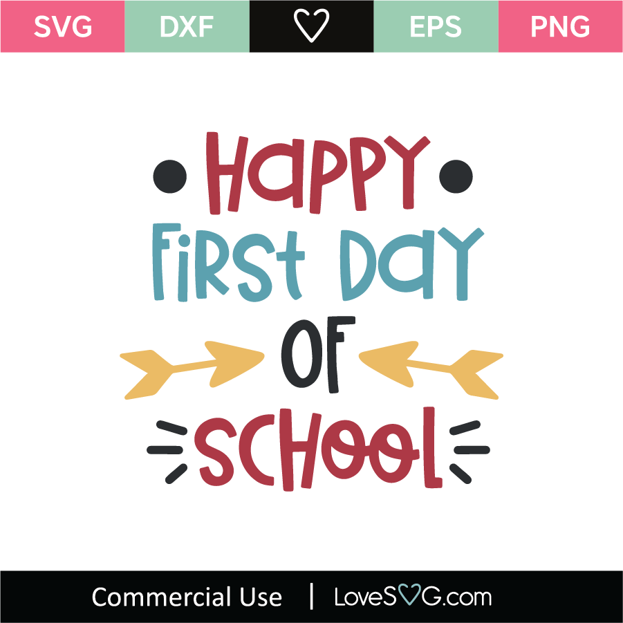 Happy First Day Of School 02 SVG Cut File - Lovesvg.com