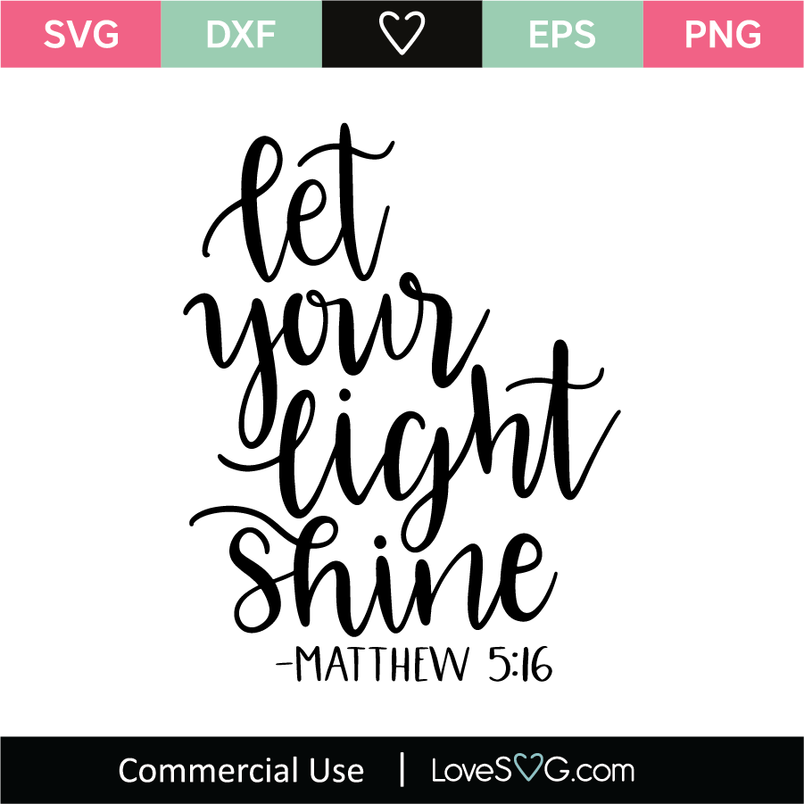 Let Your LIght Shine SVG Light Shine SVG Let Your Light Shine Camp Svg 