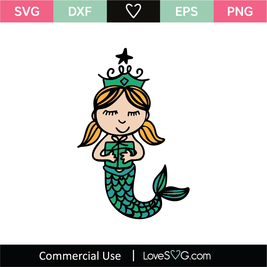 Little Mermaid SVG Cut File - Lovesvg.com