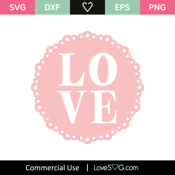 Love 1 SVG Cut File - Lovesvg.com