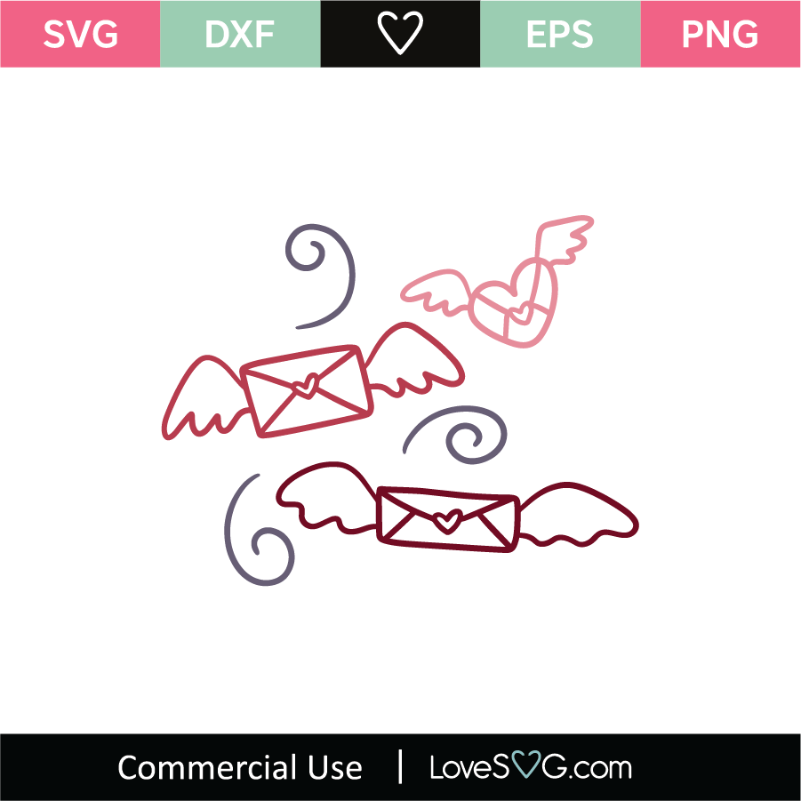 Download Love Letters SVG Cut File - Lovesvg.com