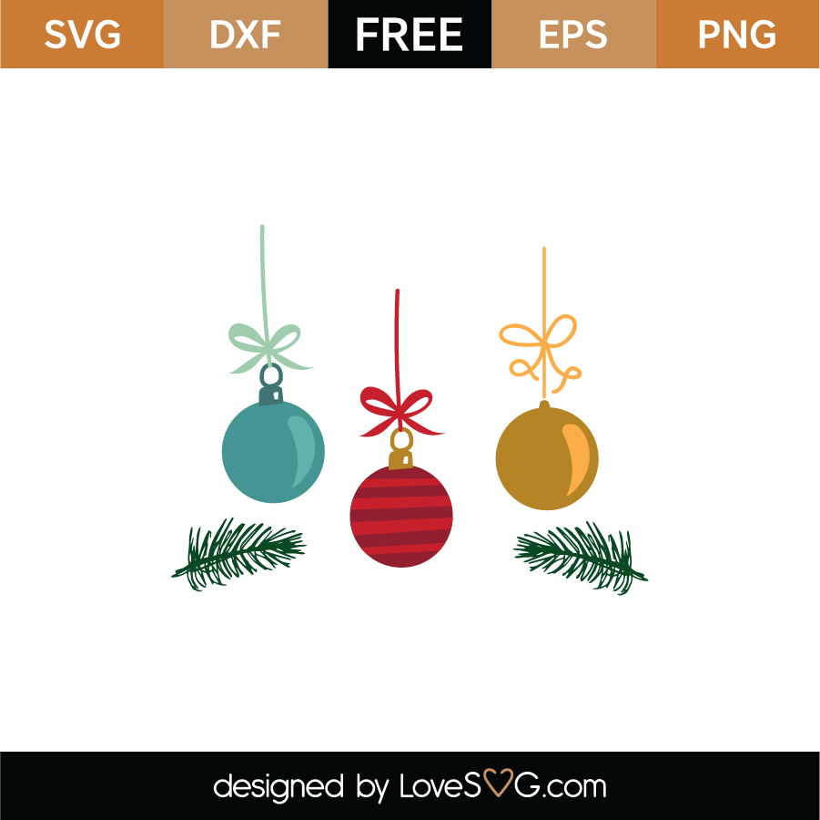 Download Christmas Ornaments 2 Svg Cut File Lovesvg Com
