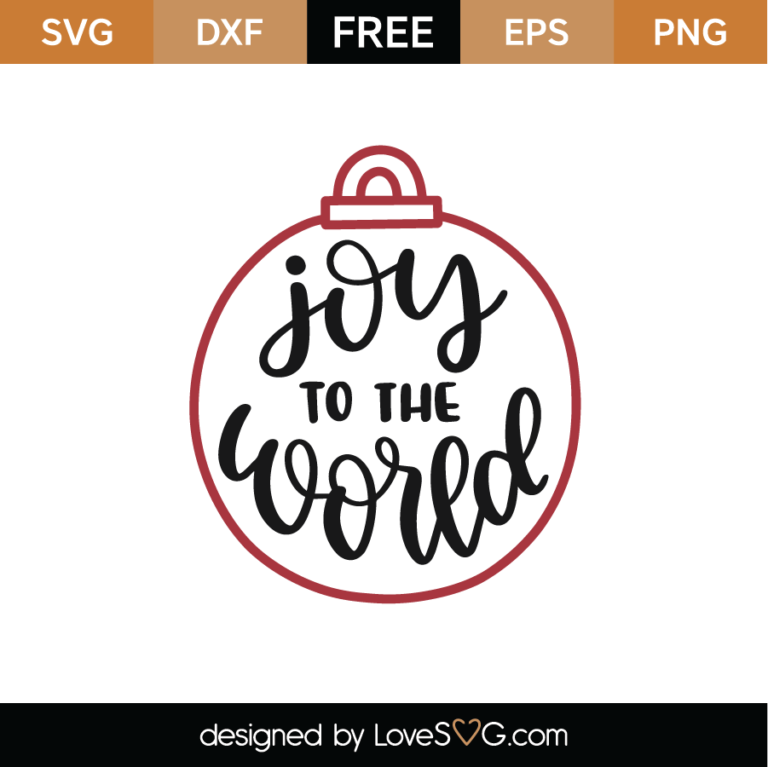 Joy To The World SVG Cut File - Lovesvg.com