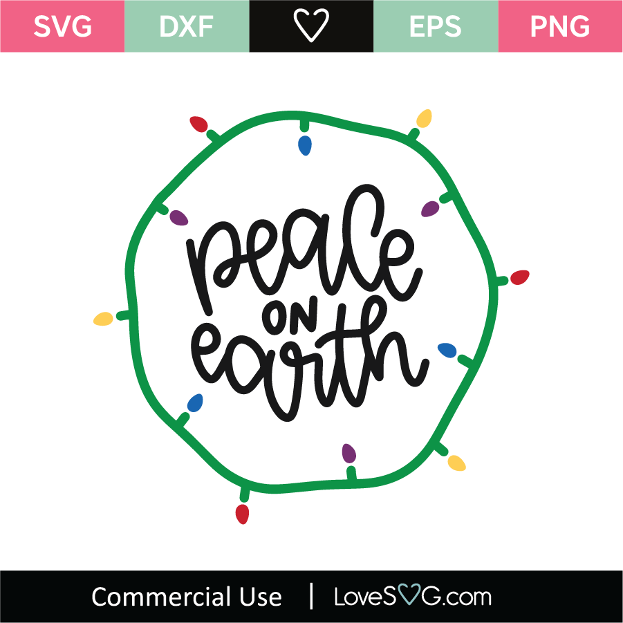 Peace On Earth Svg Cut File Lovesvg Com