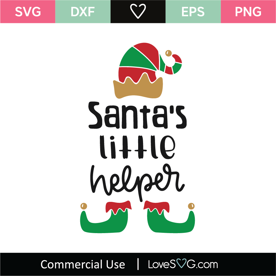 Download Santa S Little Helper Svg Cut File Lovesvg Com PSD Mockup Templates