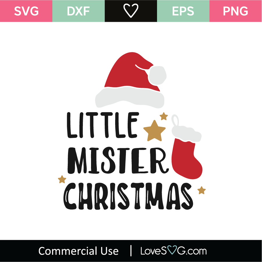 Download Little Mister Christmas Svg Cut File Lovesvg Com PSD Mockup Templates