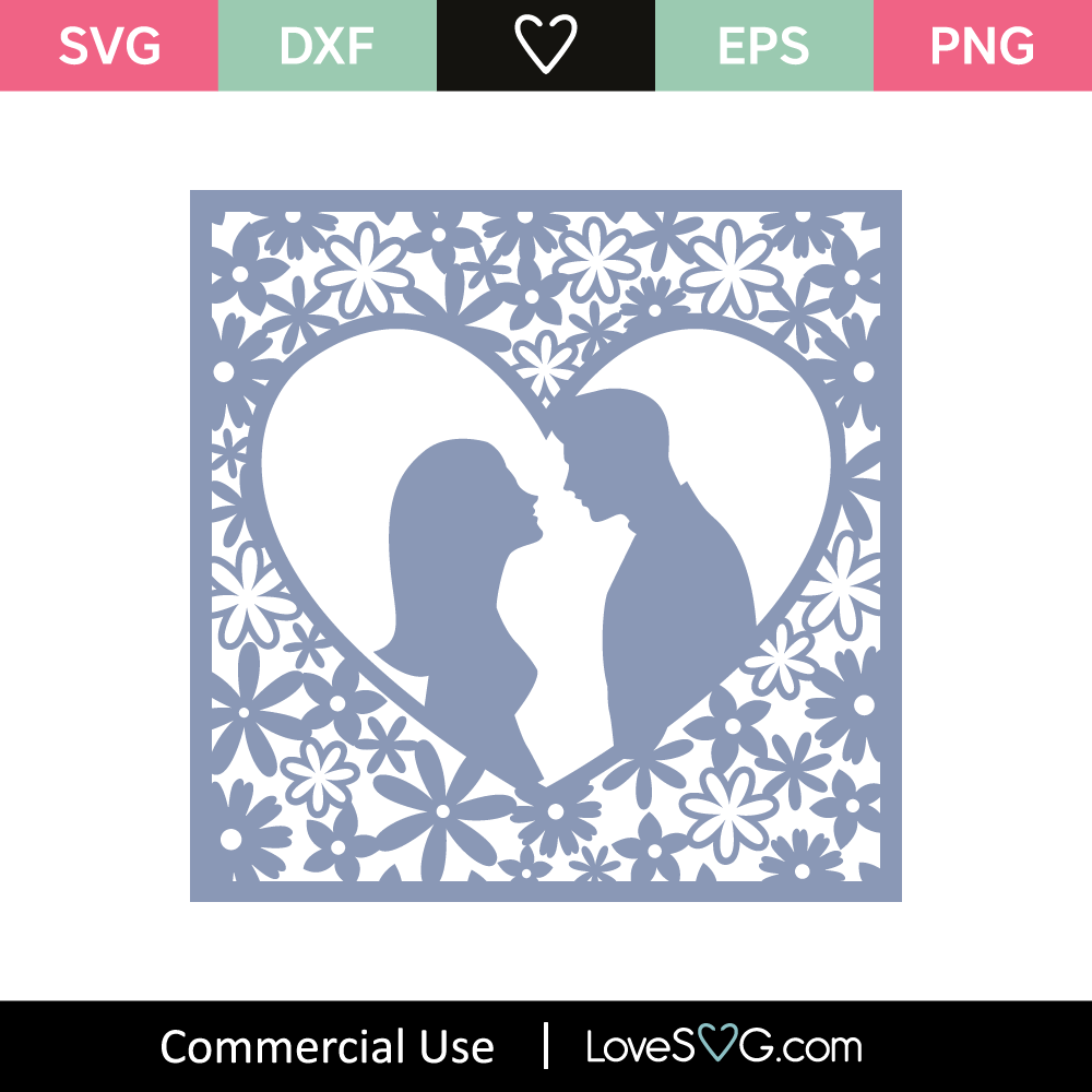 Download Wedding Card SVG Cut File - Lovesvg.com