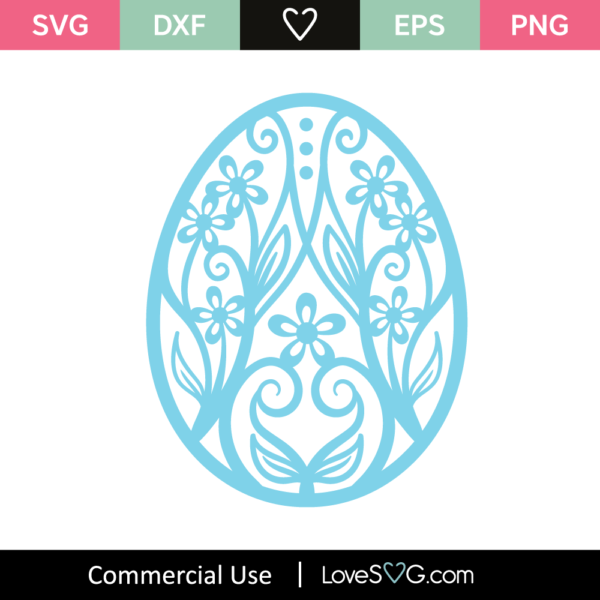 Easter Egg SVG Cut File - Lovesvg.com