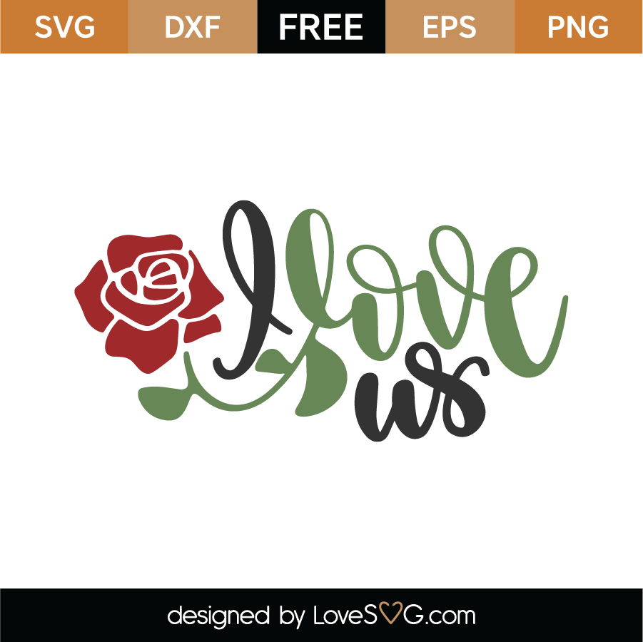 Download I Love Us Svg Cut File Lovesvg Com