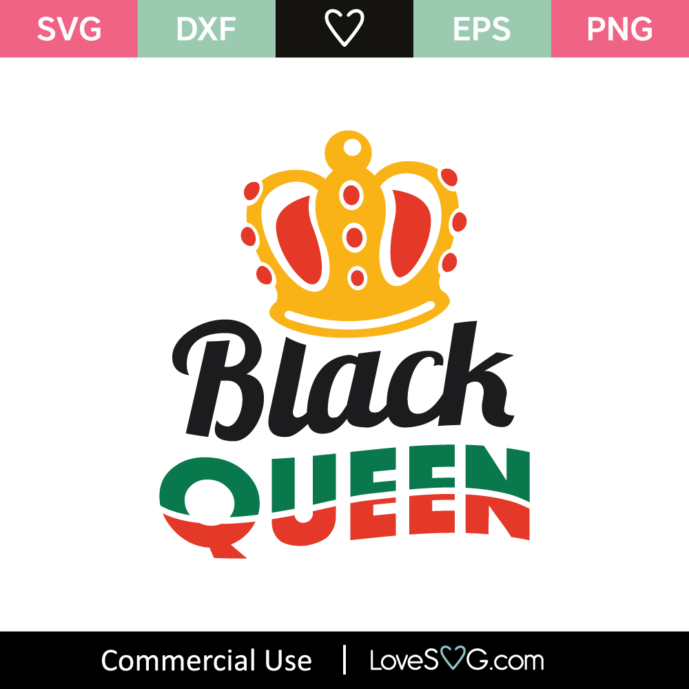 Black Queen Bee SVG