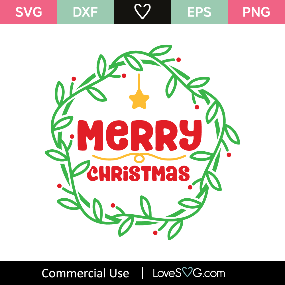 Merry Christmas - Lovesvg.com