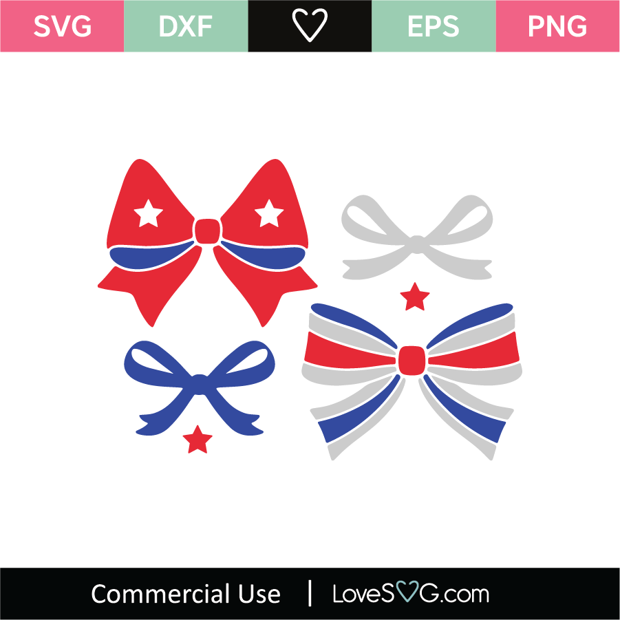 4Th Of July Bow Tie SVG Cut File - Lovesvg.com