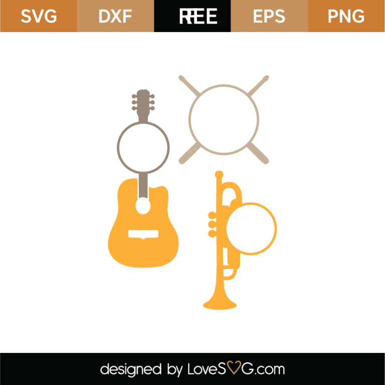 Music SVG Free Cut Files Download - Lovesvg.com