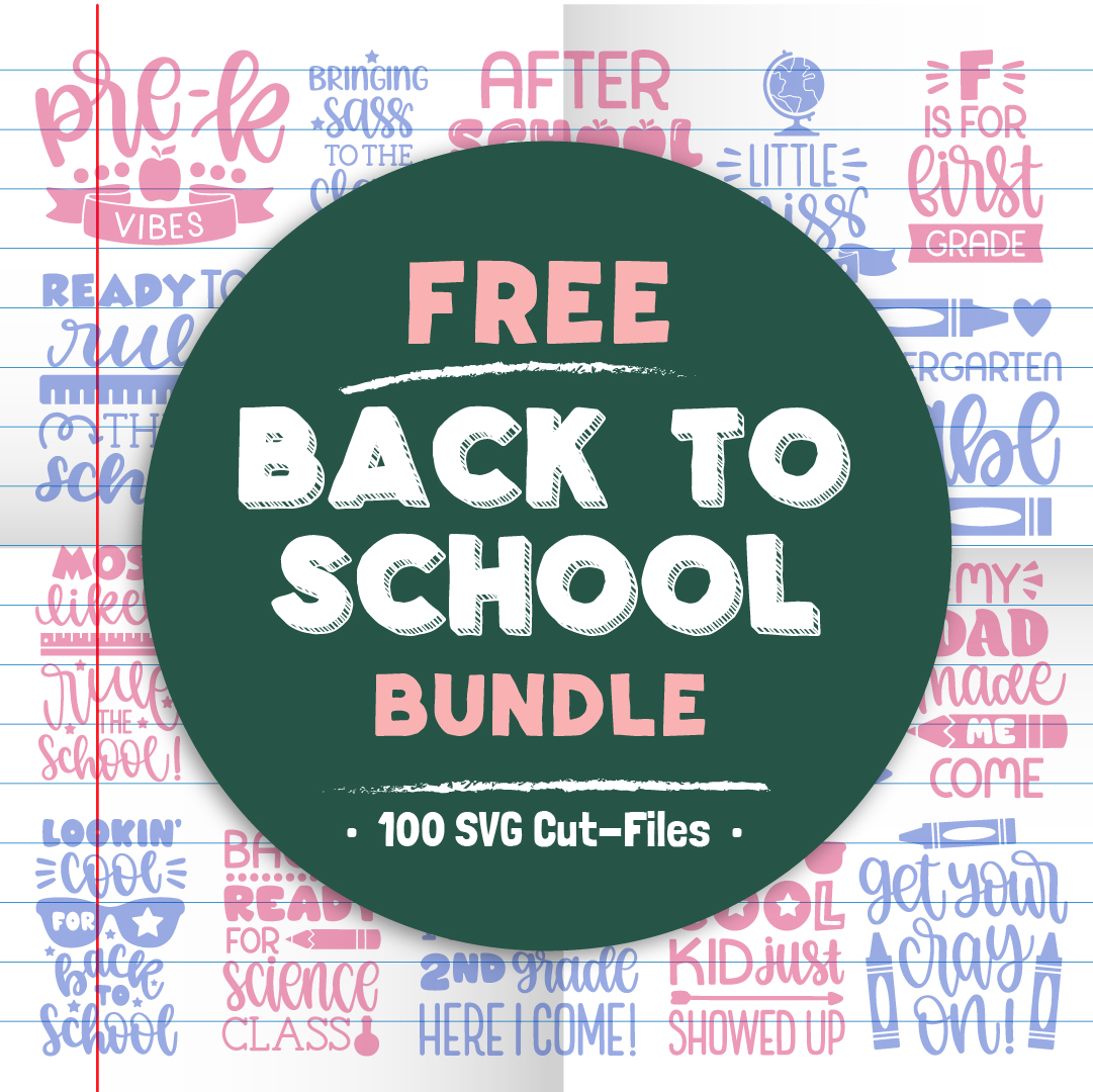 School Swoosh SVG Bundle, SVG Cut Files