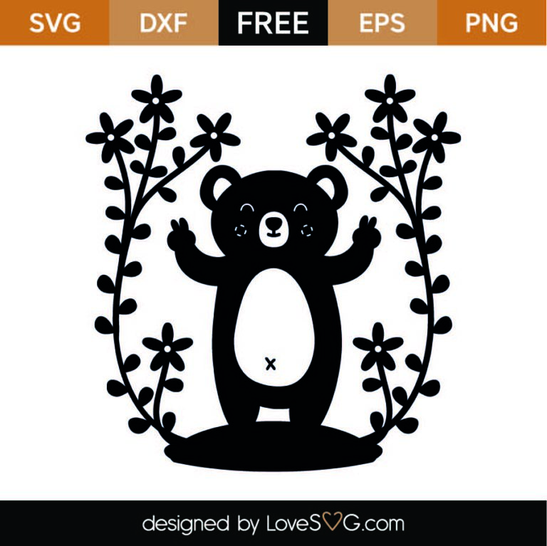 Download Bear 18 SVG Cut File SVG - LoveSVG