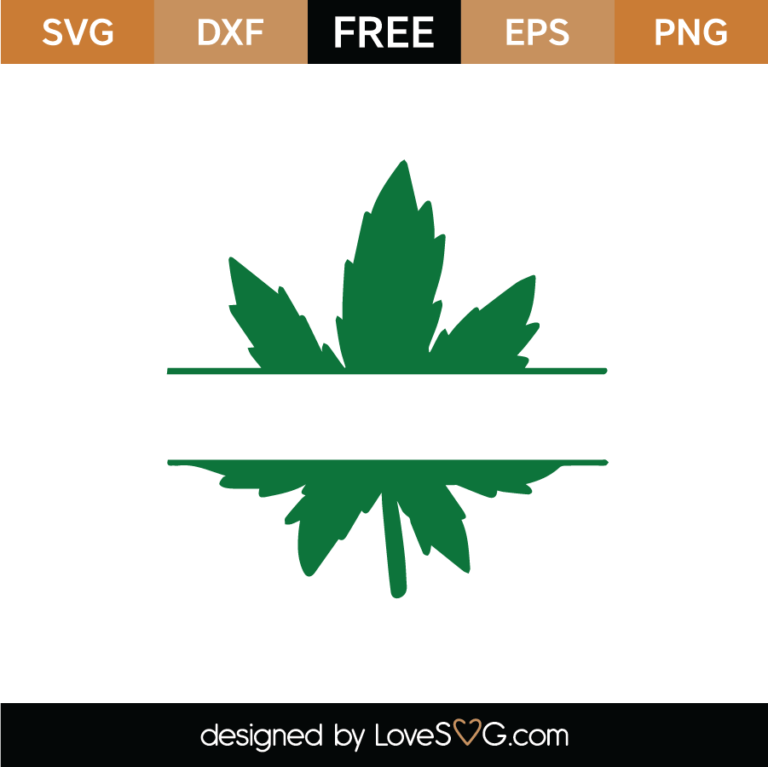 Download Cannabis Monogram 1 SVG Cut File SVG - LoveSVG