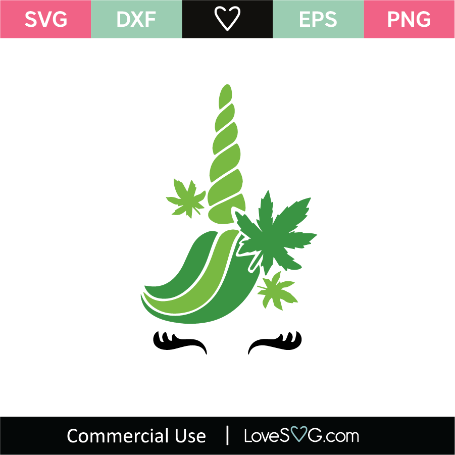 Cannabis unicorn 2 SVG Cut File SVG - LoveSVG