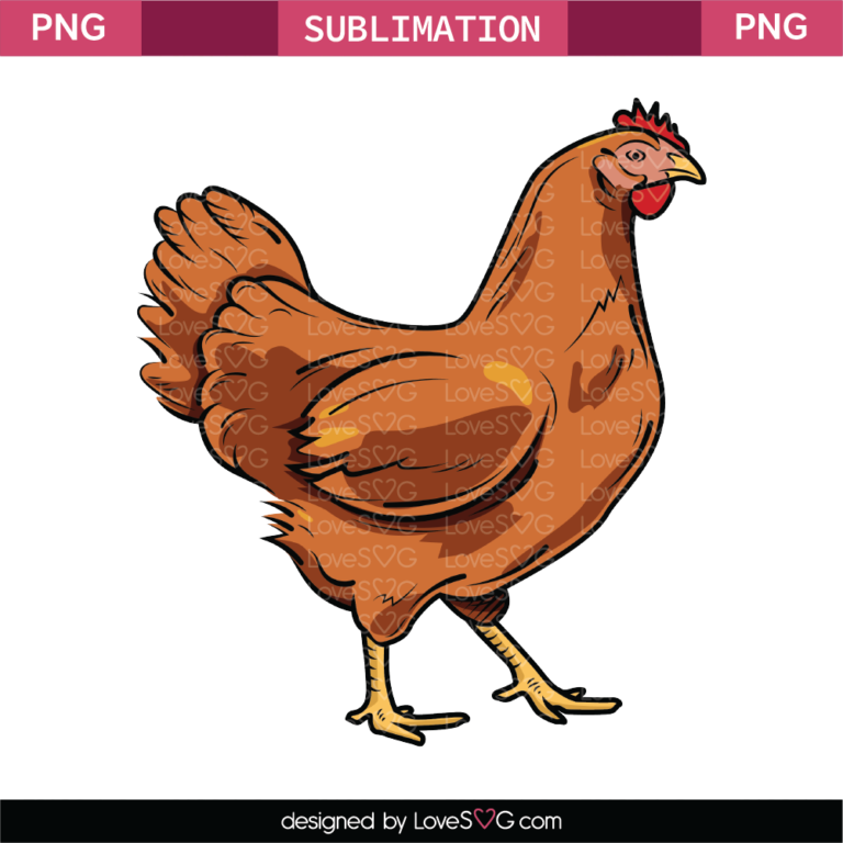 Chicken Sublimation File - Lovesvg.com