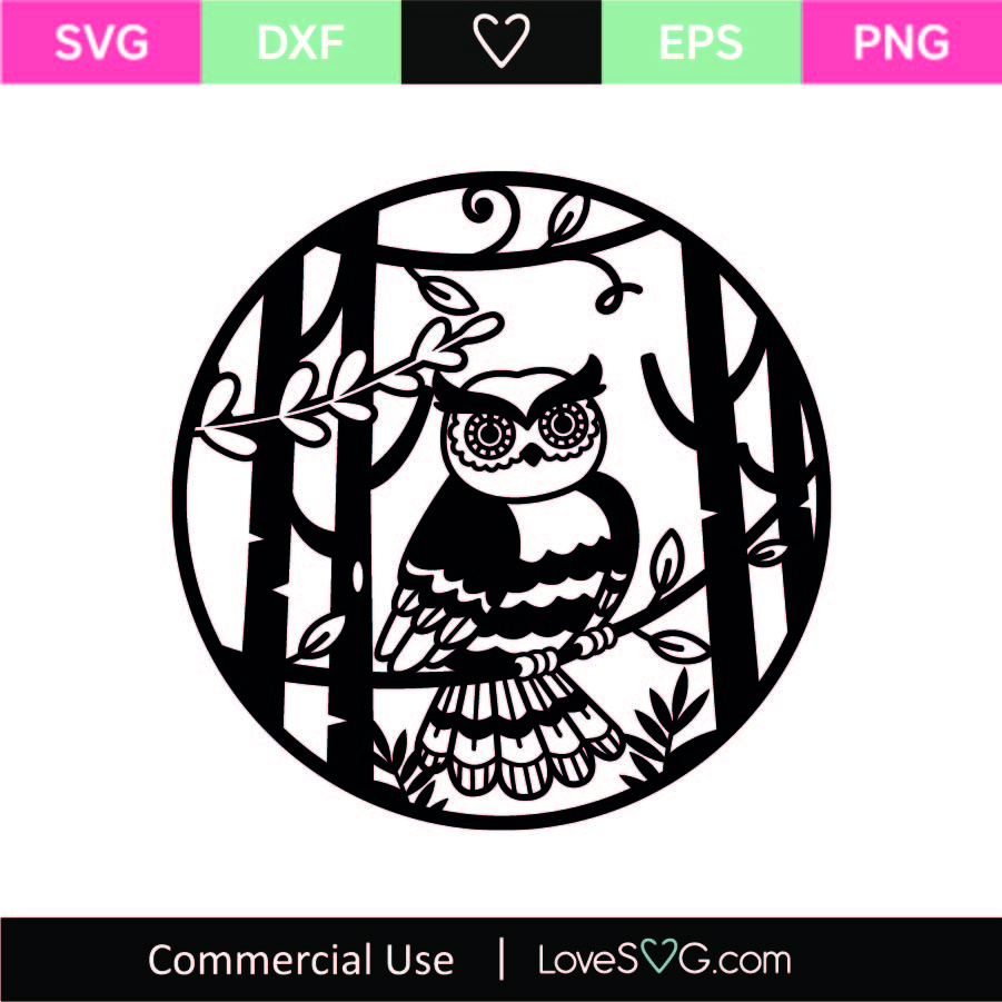 Download Enchanted Owl Svg Cut File Svg Lovesvg