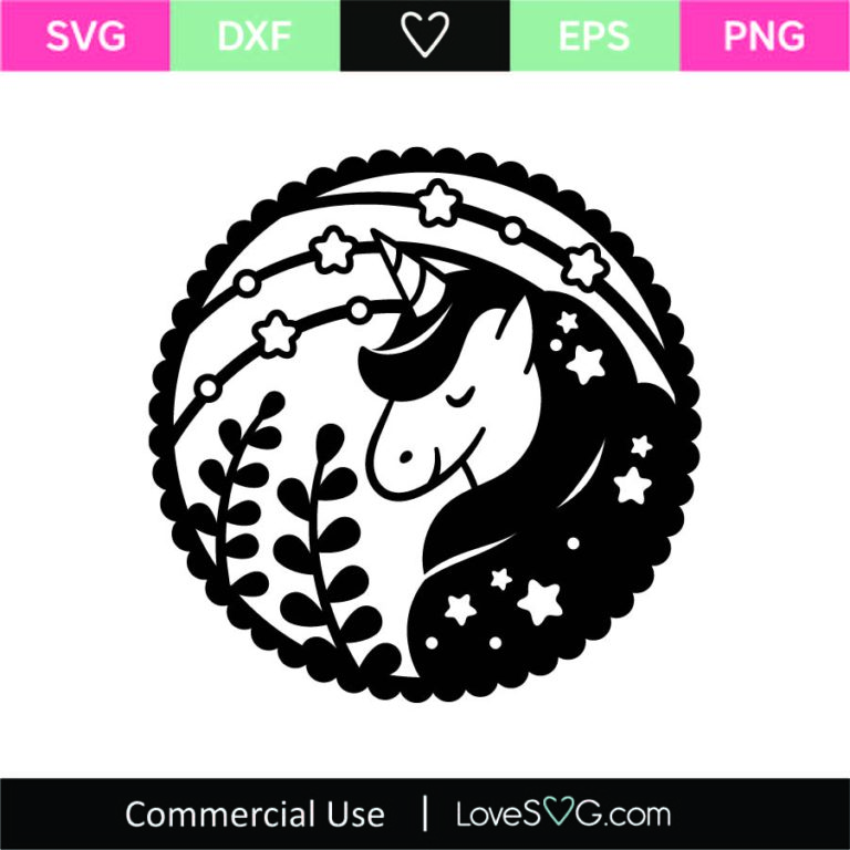 Free Unicorn and Mermaids SVG Cut Files | Lovesvg.com