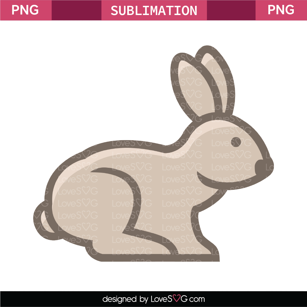 Rabbit Sublimation File - Lovesvg.com