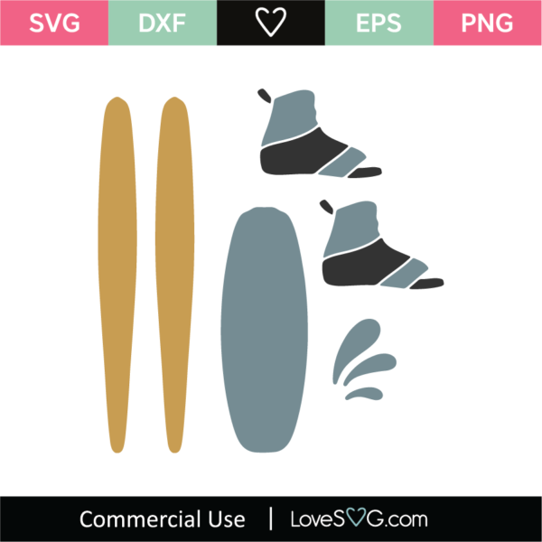 Ski Elements SVG Cut File SVG - LoveSVG