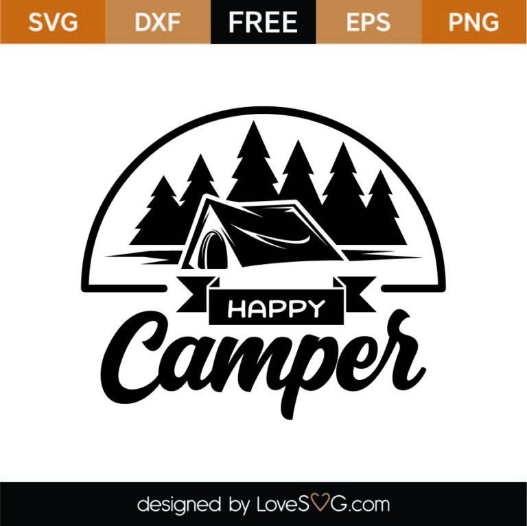 Happy Camper SVG Cut File SVG - LoveSVG