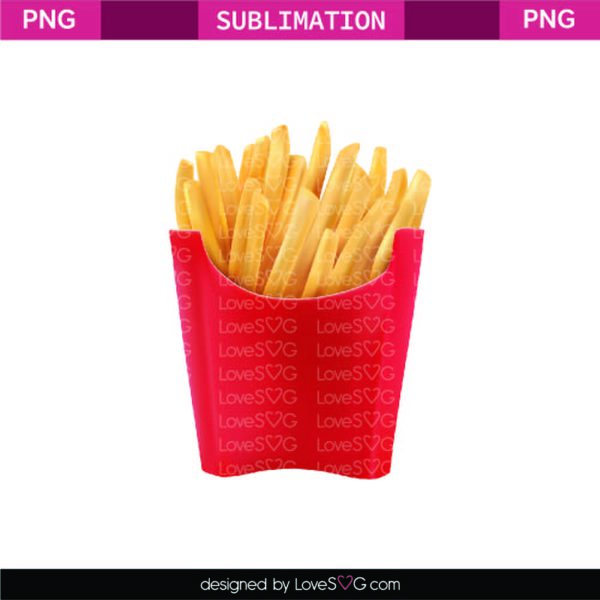 Fries Sublimation File.jpg - Lovesvg.com