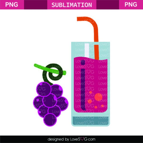 Grape Juice Sublimation File.jpg - Lovesvg.com