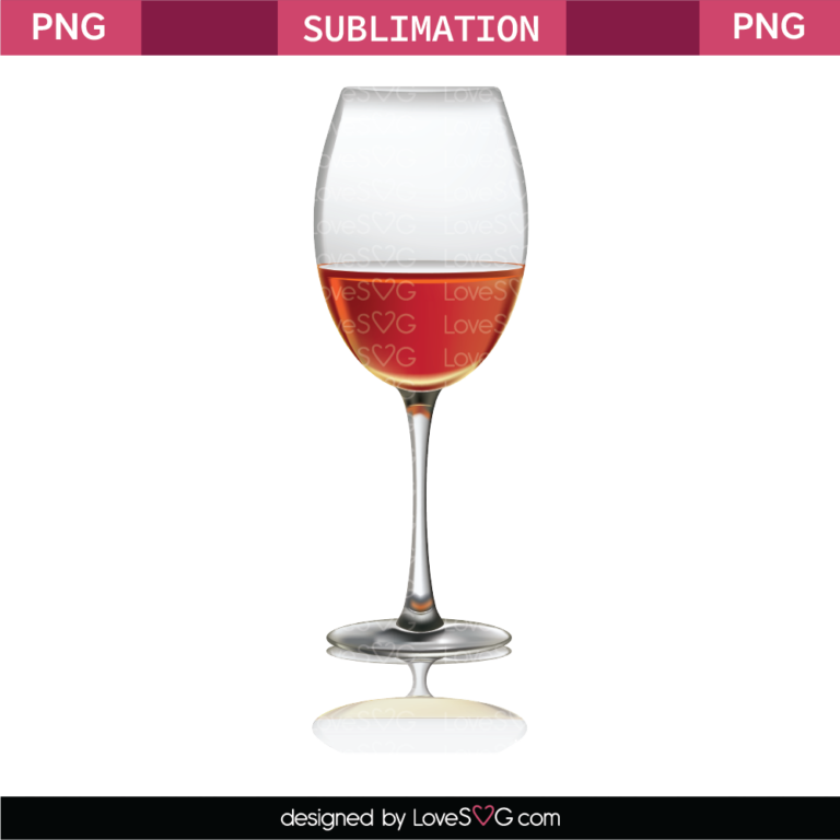 Red Wine Sublimation File Png